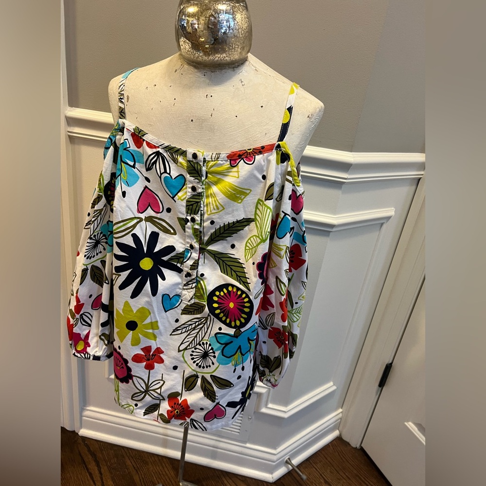 Trina Turk Albany Cold Shoulder Albano Top